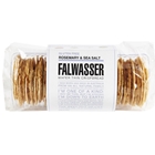 Free Delivery. Delivered Fresh. Falwasser Natural Rosemary Sea Salt Gluten Free Wafer Thin Crispbreads from Byron Bay.