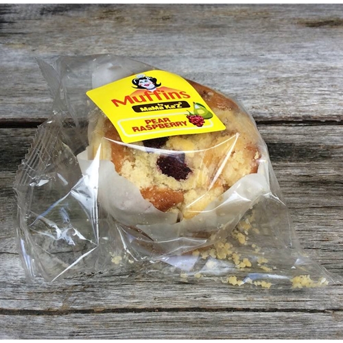 Order Wholesale Wrapped Muffins 170g Pear Raspberry MaMa Kaz Online Wholesale Good Food