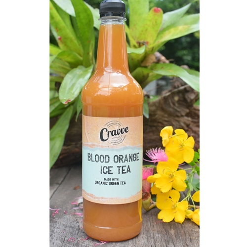 Organic Ice Tea Syrup 750ml - Blood Orange - Cravve (1x750ml)