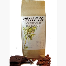 Single Origin Drinking Chocolate 1kg - Cappuccino Blend - Cravve (1x1kg)