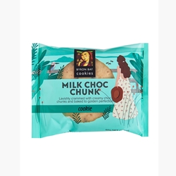 Wrapped Cafe Cookie 60g - Milk Choc Chunk - Byron Bay Cookies (12x60g)