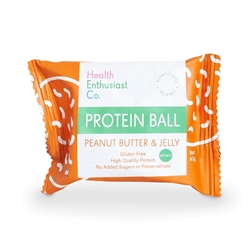 Peanut Butter Jelly Single Wrapped Protein Balls | Good Food Warehouse