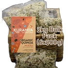 Organic Muesli 3kg - Quinoa FRUIT FREE - Kuranda Wholefoods (6x500g)