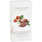 Order Fresh Luken and May 120g Choc Hazelnut Butterburst Biscuits from the Byron Bay Bakehouse. FREE DELIVERY!