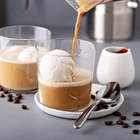 SHOTT Caramel Affogato Recipe with Good Food Warehouse. Best SHOTT Beverages Syrup Wholesaler Australia.