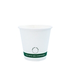 4oz PLA Single Wall White Compostable Cups | Coffee Cup Supplier | Good Food Warehouse