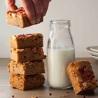 Raspberry Macadamia Blondie Catering Slices | Bellarine Brownie Company | Good Food Warehouse