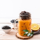 SHOTT Flamed Orange Bubble Tea Recipe with Good Food Warehouse. Best SHOTT Beverages Syrup Wholesaler Australia.