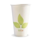 BioPak Hot Cups 16oz 90mm Single Wall Leaf