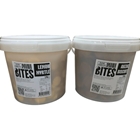 Mini bite-size cookies in bulk buckets for cafes and food service
