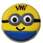 Kids Cartoon decorated 45g shortbread cookies with royal icing for wholesale cafes, catering and foodservice.