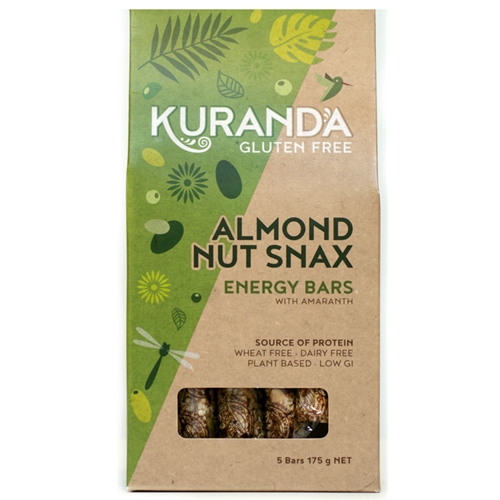 Order Wholesale Kuranda 35g Almond Nut Snax Energy Bars. Order Online Distributor Good Food Warehouse.