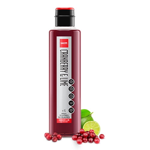SHOTT Cranberry Lime Syrup | Shott Beverages Cranberry Lime Syrup Supplier | Good Food Warehouse 
