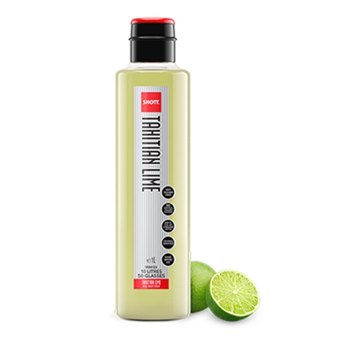  Wholesale Light Fruit Syrup 1ltr - Tahitian Lime - SHOTT Beverages Orders Dispatched direct from Supplier. Free Delivery Australia Wide.