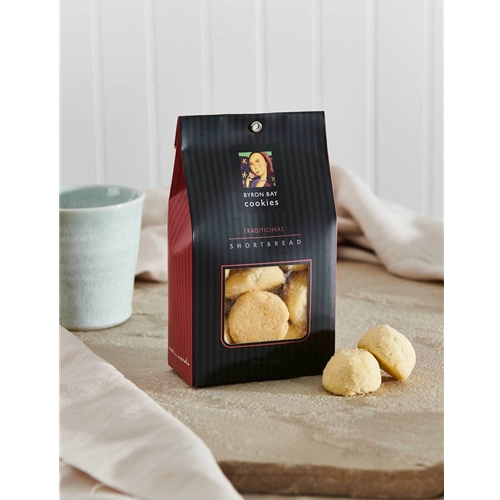 Order Wholesale Fresh Byron Bay Traditional Shortbread Baby Button 150g Gift Bags from Good Food Warehouse