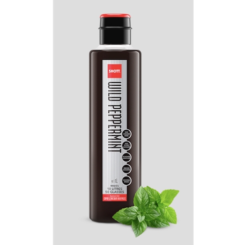 Wholesale Syrup 1ltr - Wild Peppermint - SHOTT Beverages Orders Dispatched direct from Supplier. Free Delivery Australia Wide.
