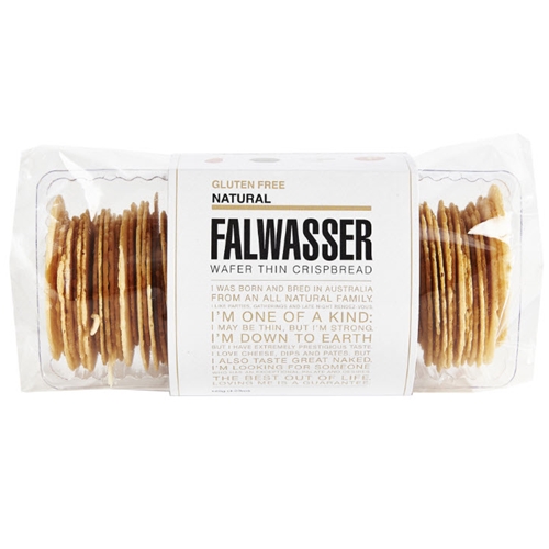 Free Delivery. Delivered Fresh. Falwasser Natural Gluten Free Wafer Thin Crispbreads from Byron Bay.