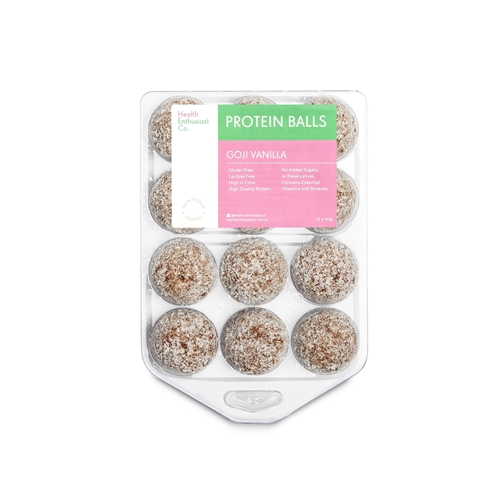 Health Enthusiast - Goji Vanilla Protein Balls