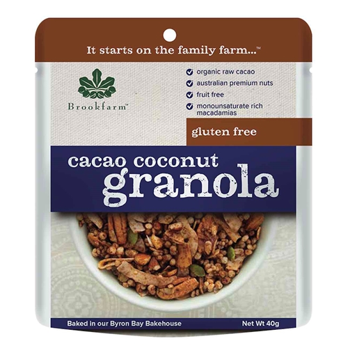 Brookfarm 40g Gluten Free Cacao Coconut Granola