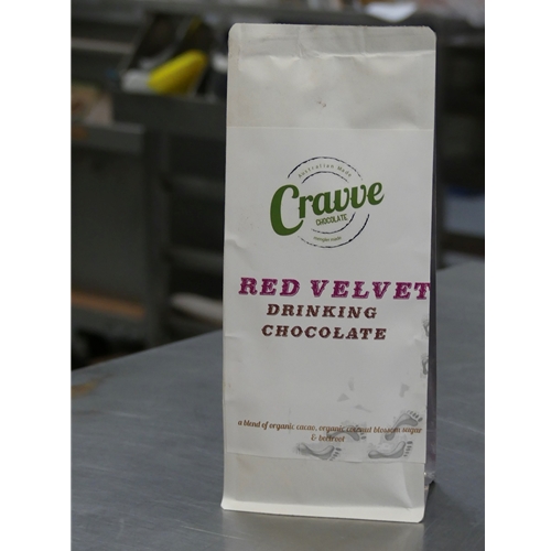 Red Velvet Coconut Chocolate Latte