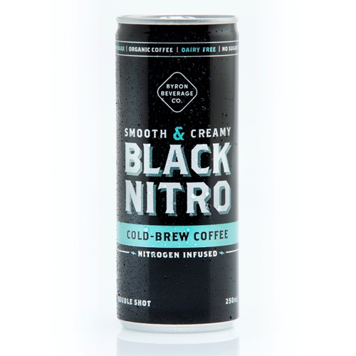Organic Cold Brew | Black Nitro Byron Beverages Supplier | Good Food Warehouse