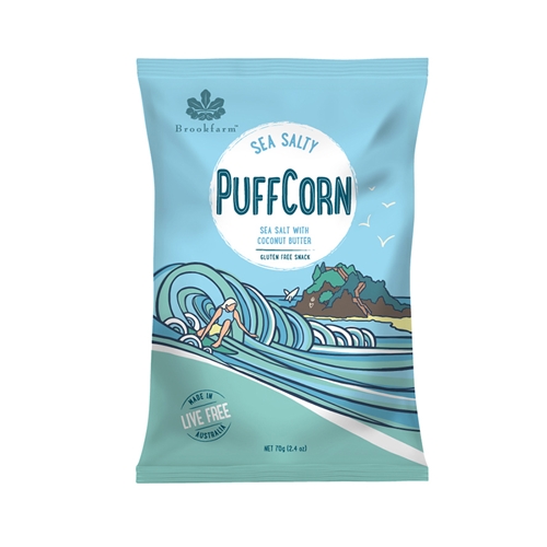 Brookfarm Online Distributor | Sea Salty PuffCorn Supplier | Good Food Warehouse
