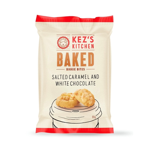 80g Salted Caramel Kezs Kitchen Bikkie Bites - Good Food Warehouse