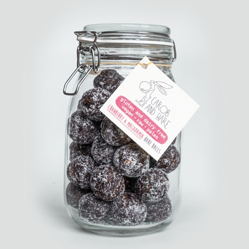 Catering Cranberry Health Balls | Carob & Hare Cafe Balls | Good Food Warehouse