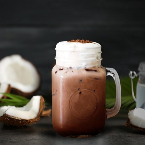 SHOTT Coconut Iced Chocolate Recipe with Good Food Warehouse. Best SHOTT Beverages Syrup Wholesaler Australia.