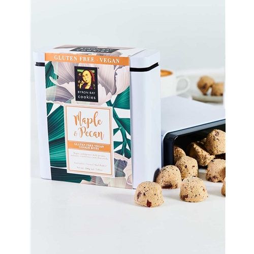 Byron Bay Cookies | Maple Pecan Gift Tin Supplier | Good Food Warehouse
