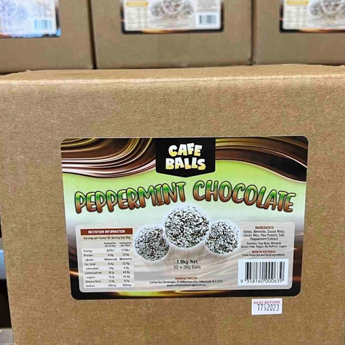 Bulk Peppermint Protein Balls | Vegan Protein Ball Supplier | Good Food Warehouse