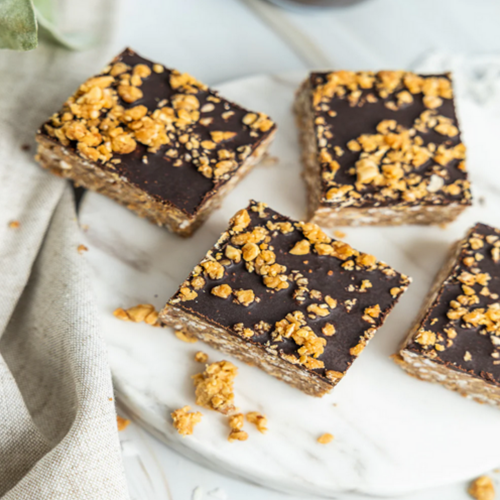 Peanut Choc Slice Wellness by Tess - Wholesale Cafe Slices Order Good Food Warehouse