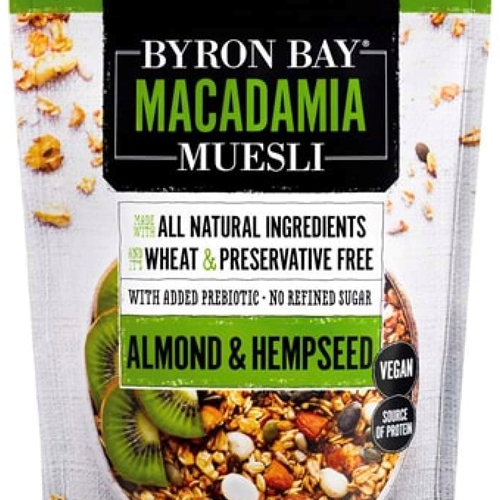 Byron Bay Almond Hempseed Muesli Cafe Toasted Muesli Supplier Good Food Warehouse