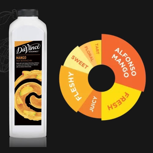  Mango Fruit Mix DaVinci Gourmet | Smoothie Base Supplier | Good Food Warehouse