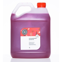 Granita Slush 99% Juice - Strawberry (Red) - Sweet Blends (1x4ltr)