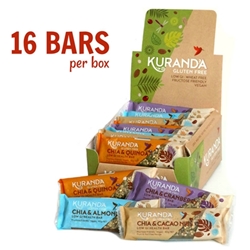 Order Wholesale Kuranda 35g Chia Assorted Health Bars. Order Online Distributor Good Food Warehouse.