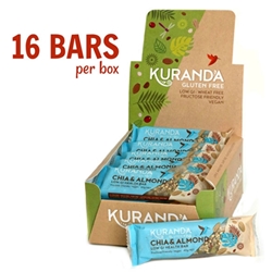 Order Wholesale Kuranda 35g Chia Almond Health Bars. Order Online Distributor Good Food Warehouse.