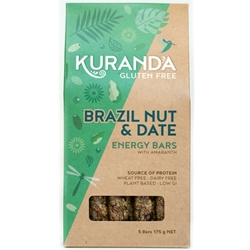 Order Wholesale Kuranda 35g Brazil Nut Date Energy Bars. Order Online Distributor Good Food Warehouse.
