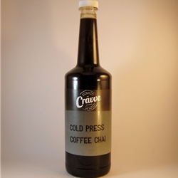 Cold Pressed Coffee 750ml - Chai Coffee Sweetened - Cravve (1x750ml)
