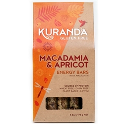 Order Wholesale Kuranda 35g Macadamia Apricot Energy Bars. Order Online Distributor Good Food Warehouse.