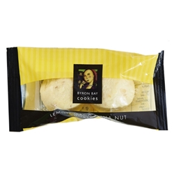 Wrapped Twin Pack Buttons 25g - Lemon Mac Shortbread - Byron Bay Cookies (100x25g)