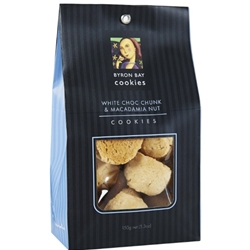 Order Wholesale Fresh Byron Bay White Choc Chunk Macadamia Baby Button 150g Gift Bags from Good Food Warehouse