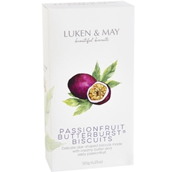 Order Fresh Luken and May 120g Passionfruit Butterburst Biscuits from the Byron Bay Bakehouse. FREE DELIVERY!