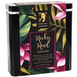 Floral Gift Tin 200g - Rocky Road - Byron Bay Cookies (1x200g)