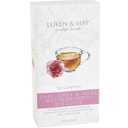 Order Fresh Luken and May 120g Earl Grey Rose Butterburst Biscuits from the Byron Bay Bakehouse. FREE DELIVERY!