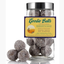 Hazelnut Cacao Health Balls | Goodie Balls Wholesale | Good Food Warehouse