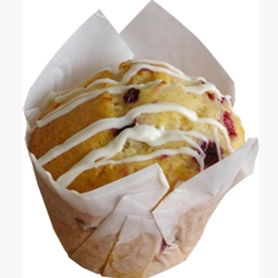 Wrapped White Forest Muffins | The Original Gourmet Bulk Muffins | Good Food Warehouse