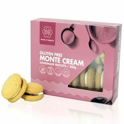 Gluten Free Monte Cream | Gluten Free Biscuit Wholesaler | Good Food Warehouse