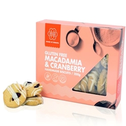 Gluten Free Cranberry Macadamia Biscuits | Best Biscuit Wholesaler | Good Food Warehouse