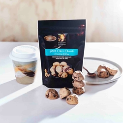 Byron Bay Cookie Pouches | Bulk 100g Milk Choc Bites Pouch Supplier | Good Food Warehouse